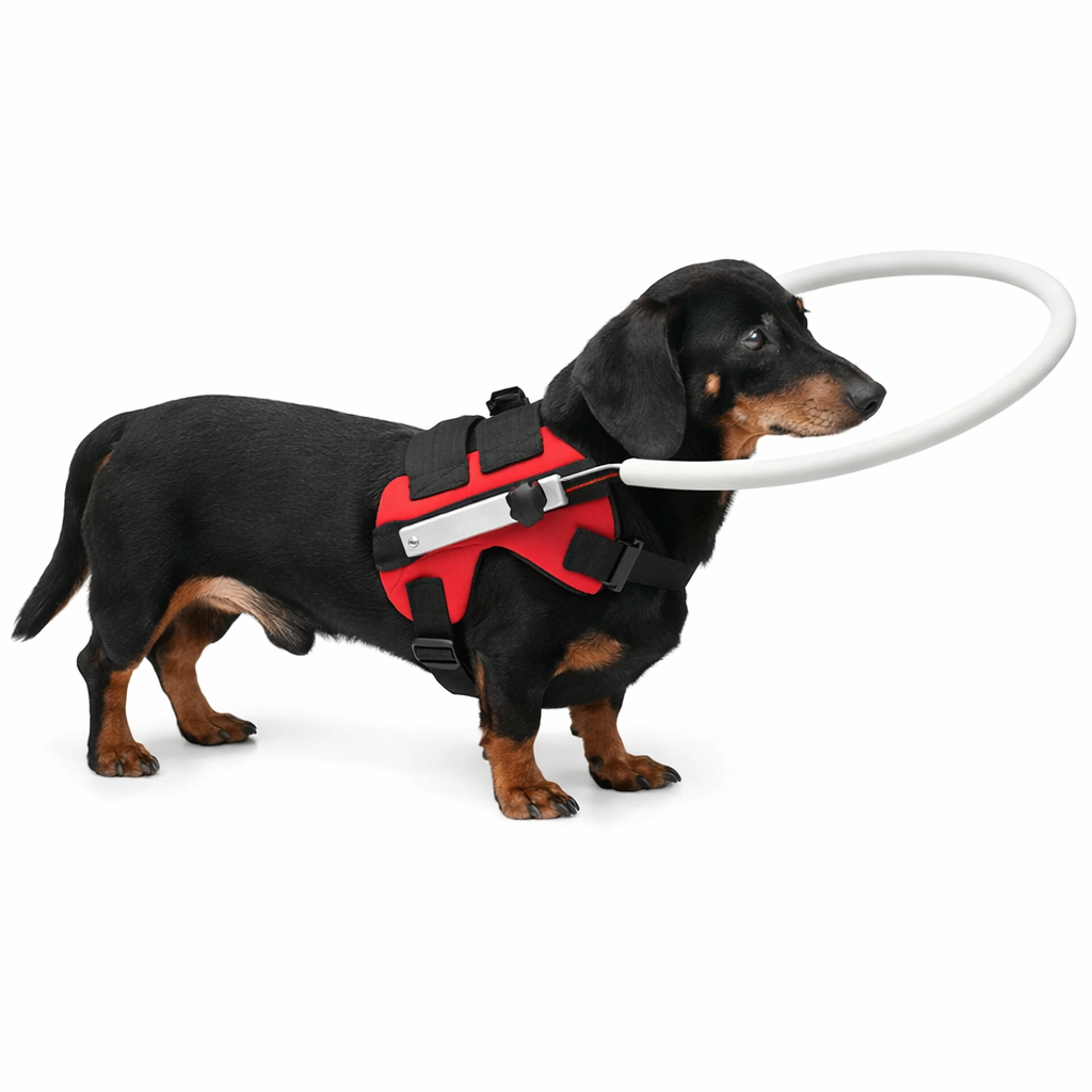 Halo de seguridad para perros ciegos