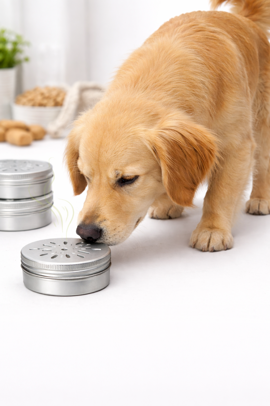 Set de 12 cajas de entrenamiento olfativo para perros