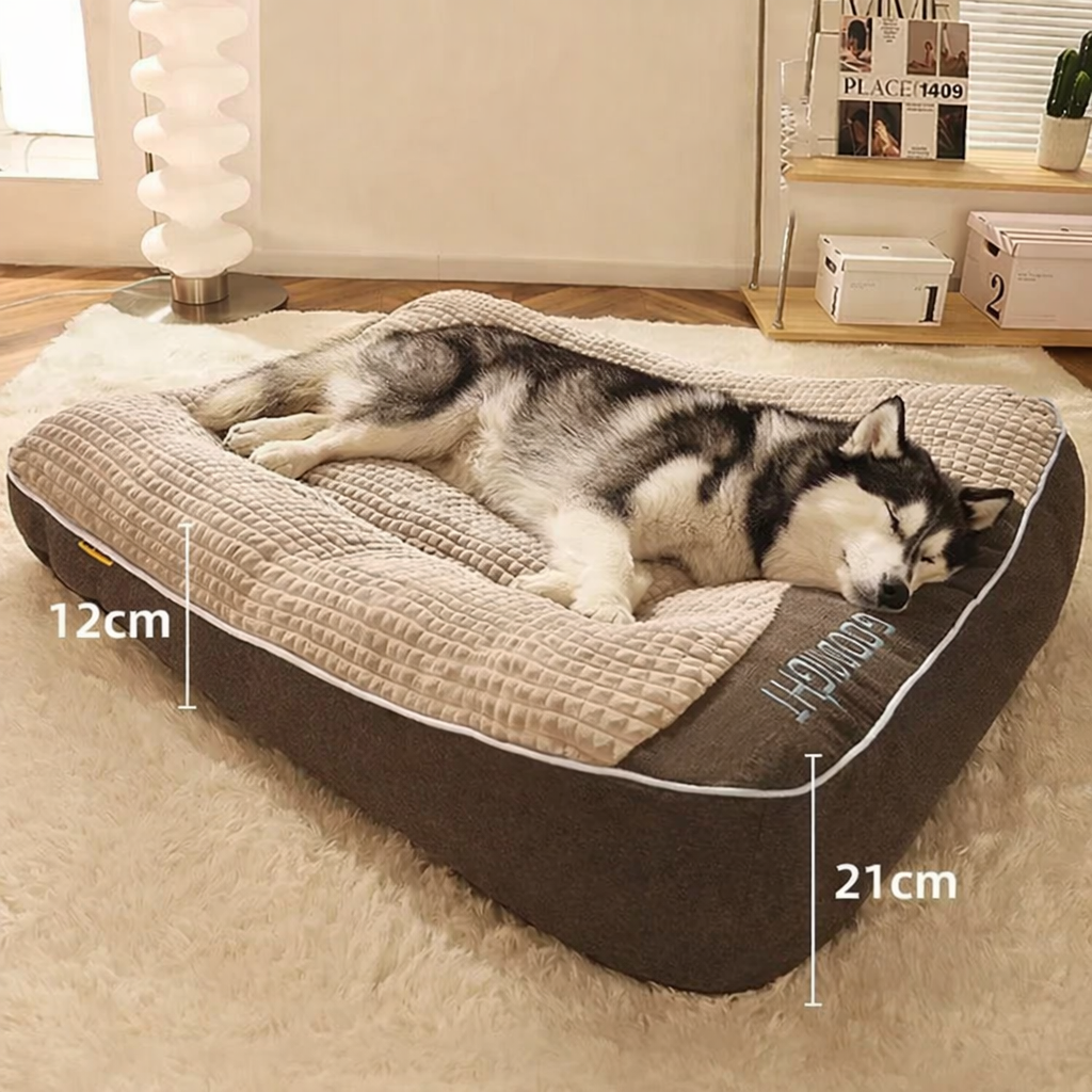 Cama antiestrés acolchada perfecta para perros de todos los tamaños