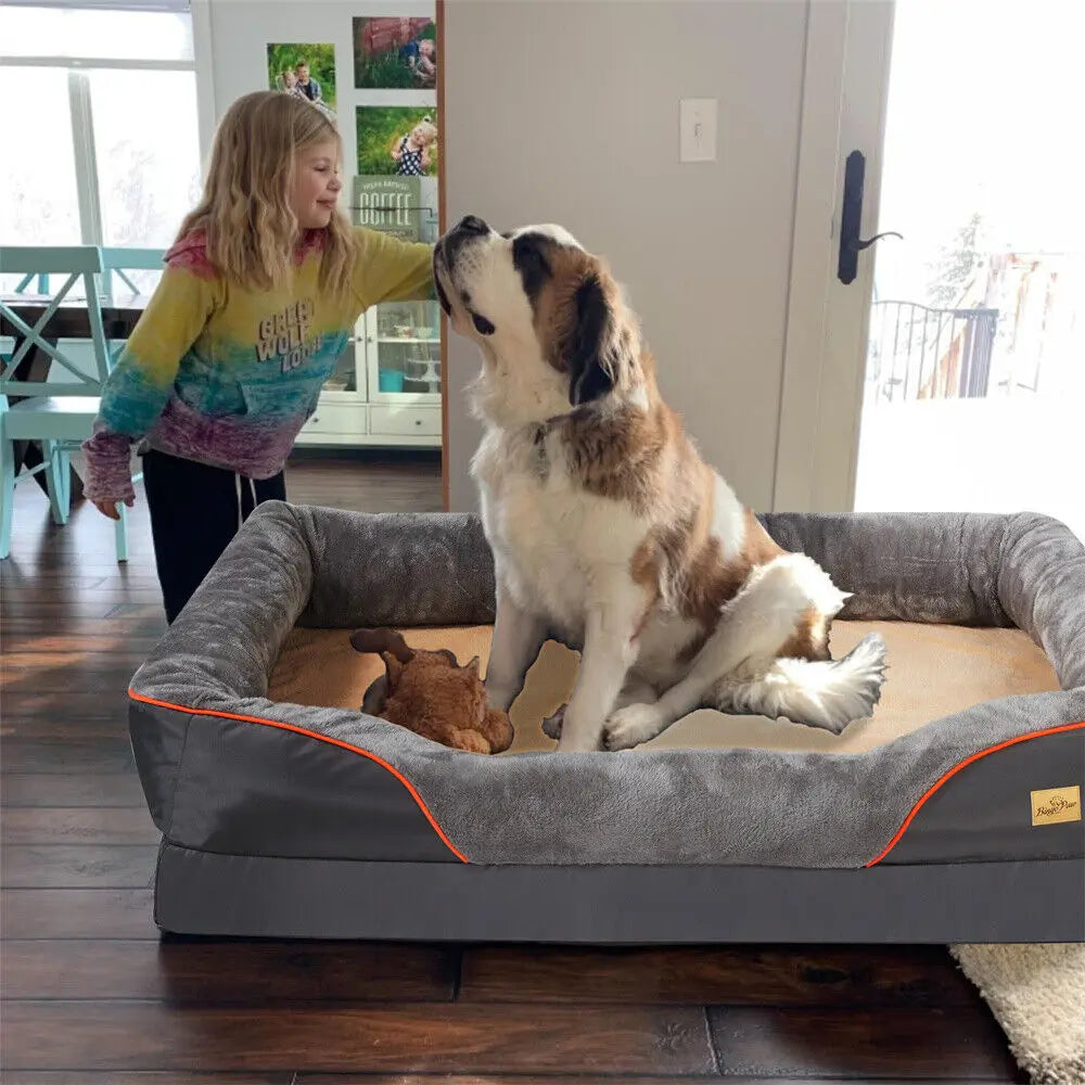 Cama Ortopédica Impermeable  para perros grandes