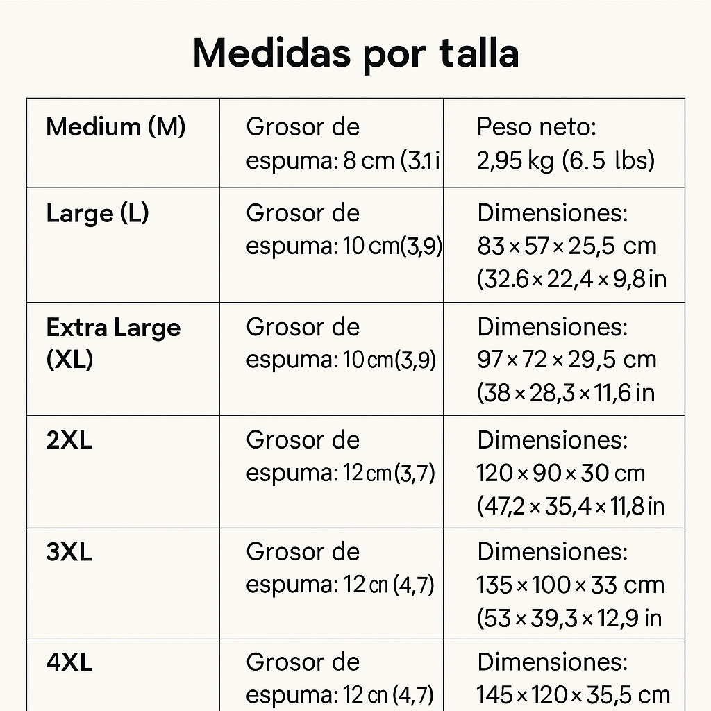Cama Ortopédica Impermeable  para perros grandes